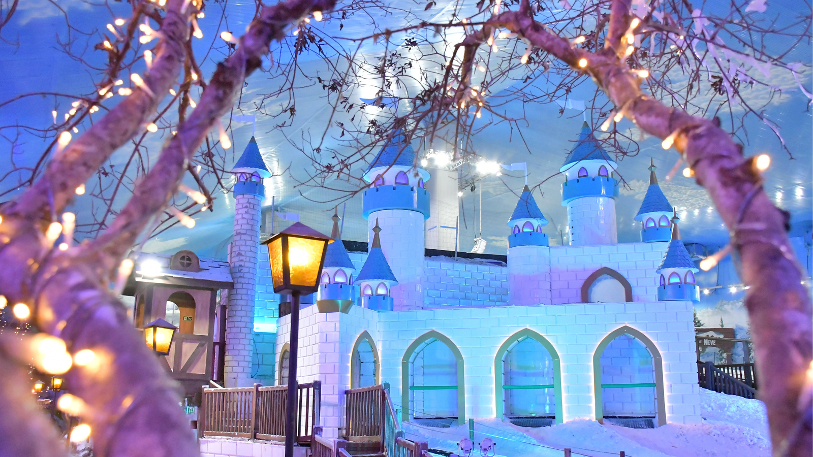 Área de neve do Snowland