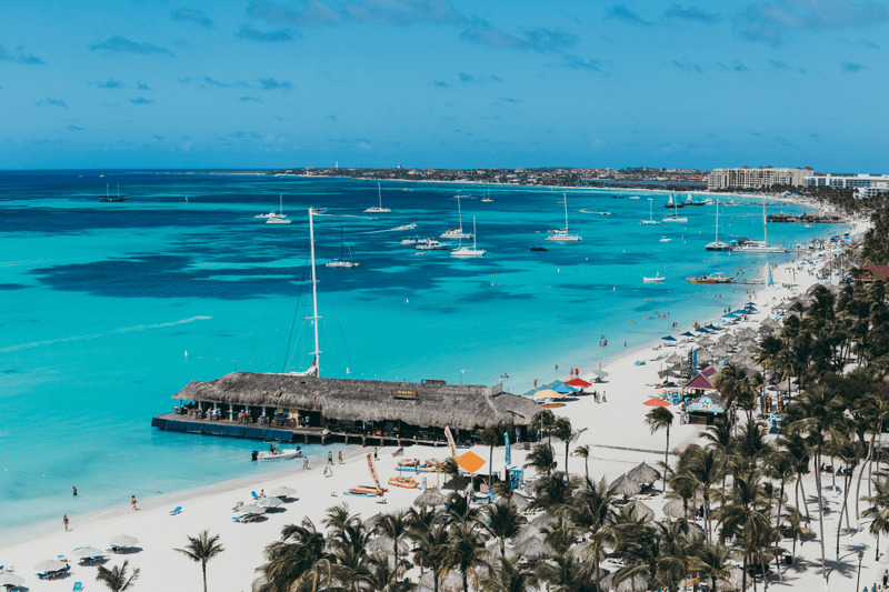 Lua de mel em Aruba